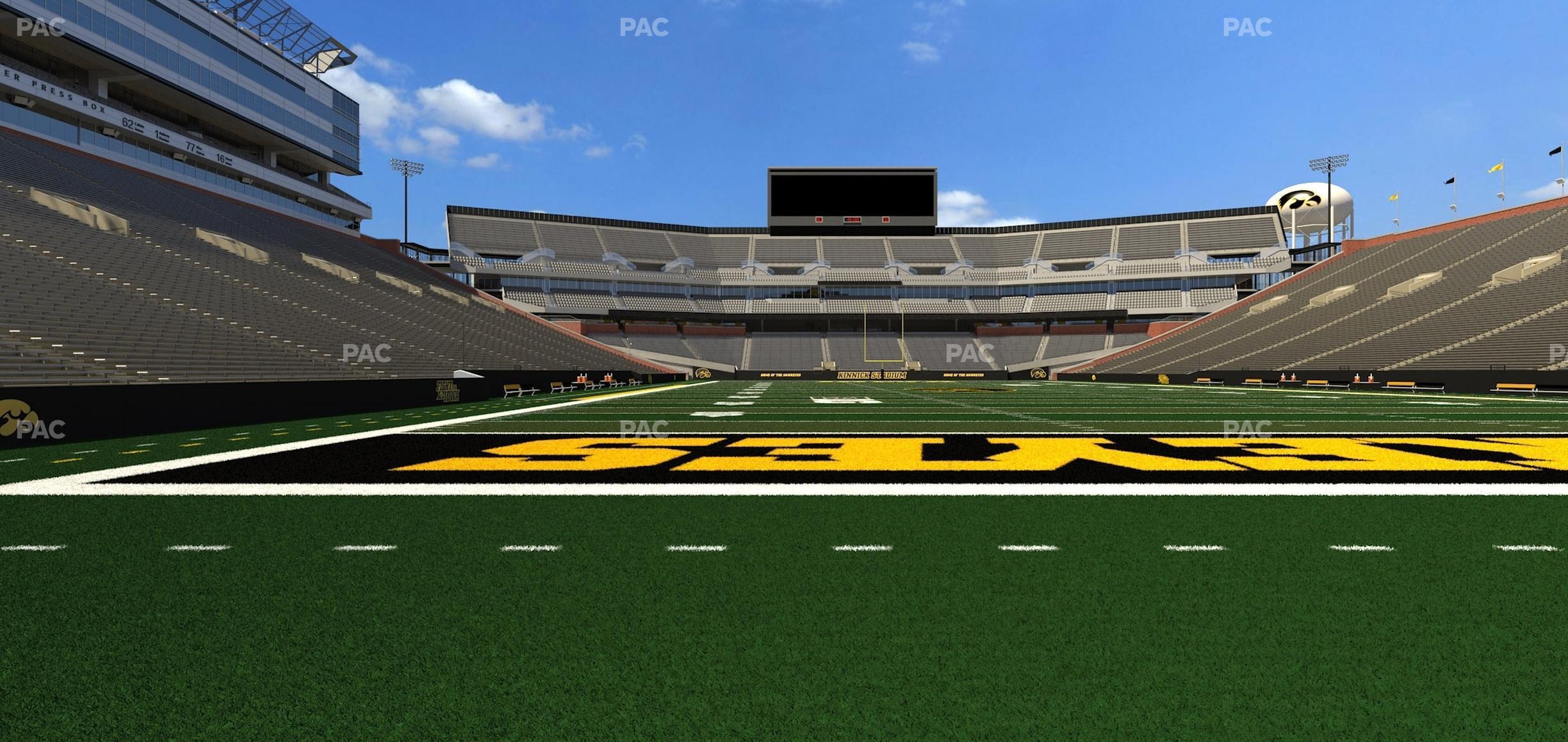 Seating view for Kinnick Stadium Section 117