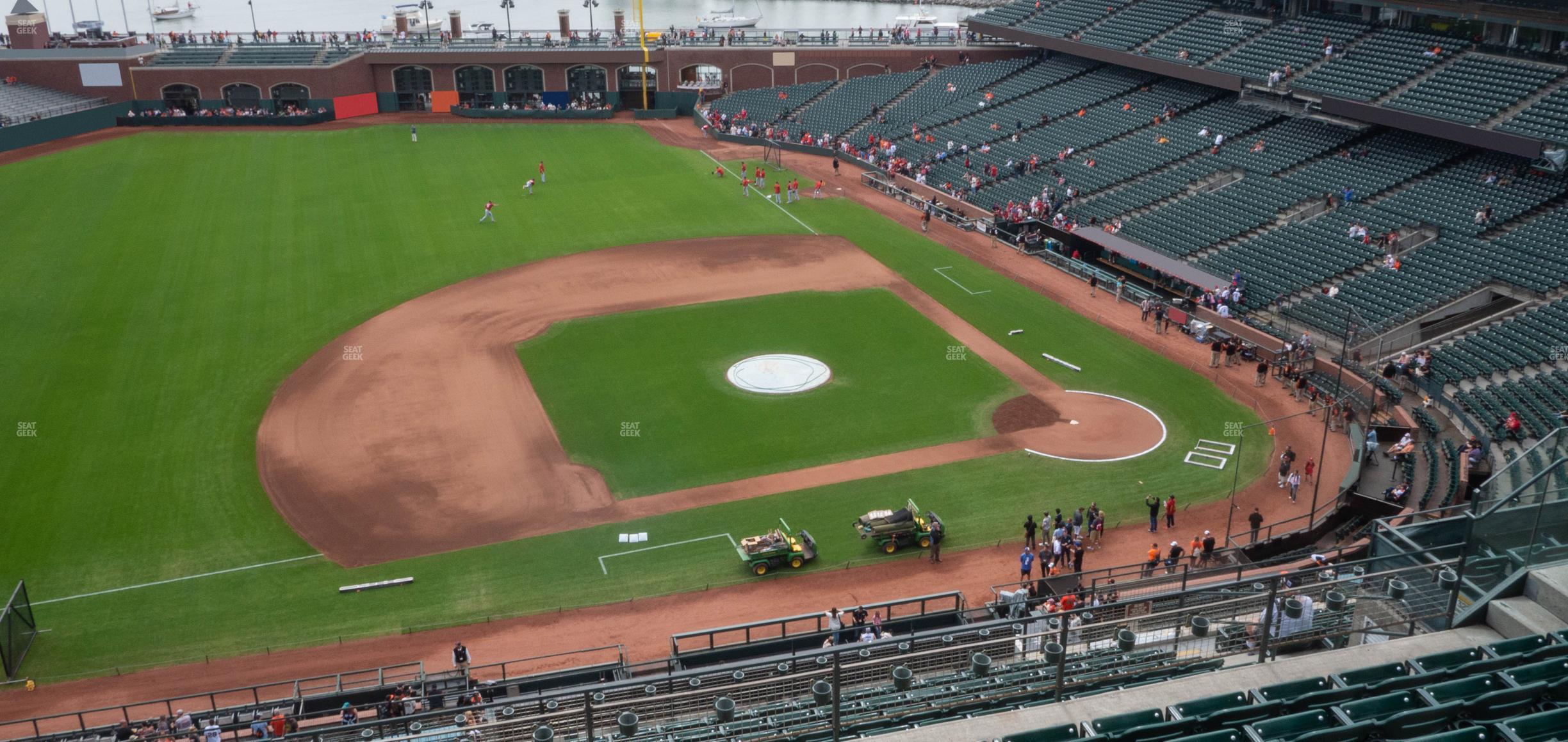 Seating view for Oracle Park Section View Box 324