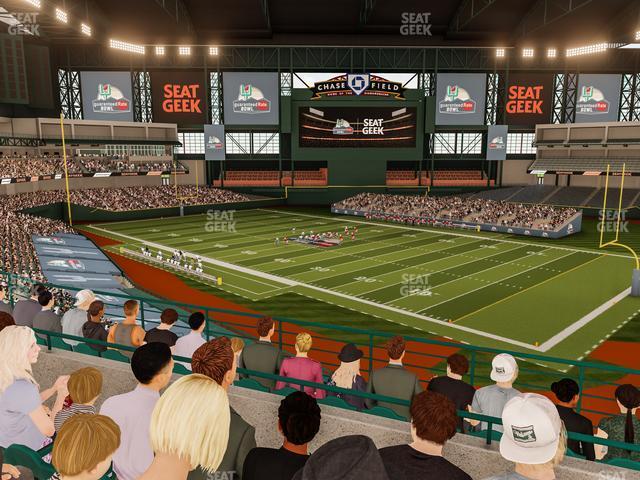 Seating view for Chase Field Section Suite 39