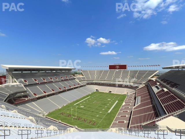 Seating view for Kyle Field Section 410