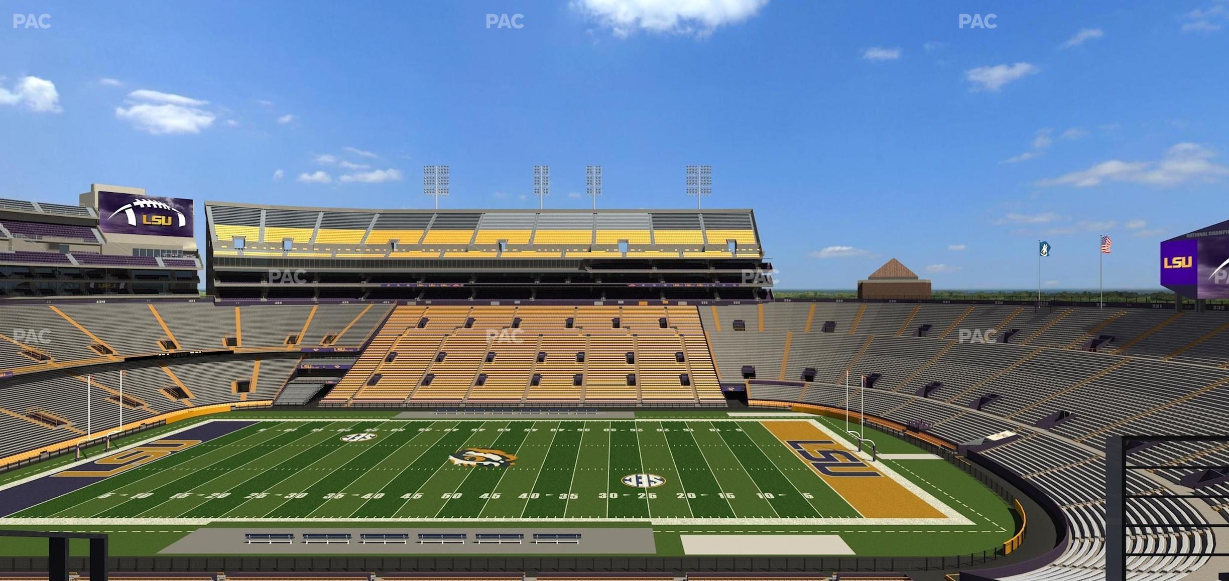 Seating view for Tiger Stadium Section Suite 110