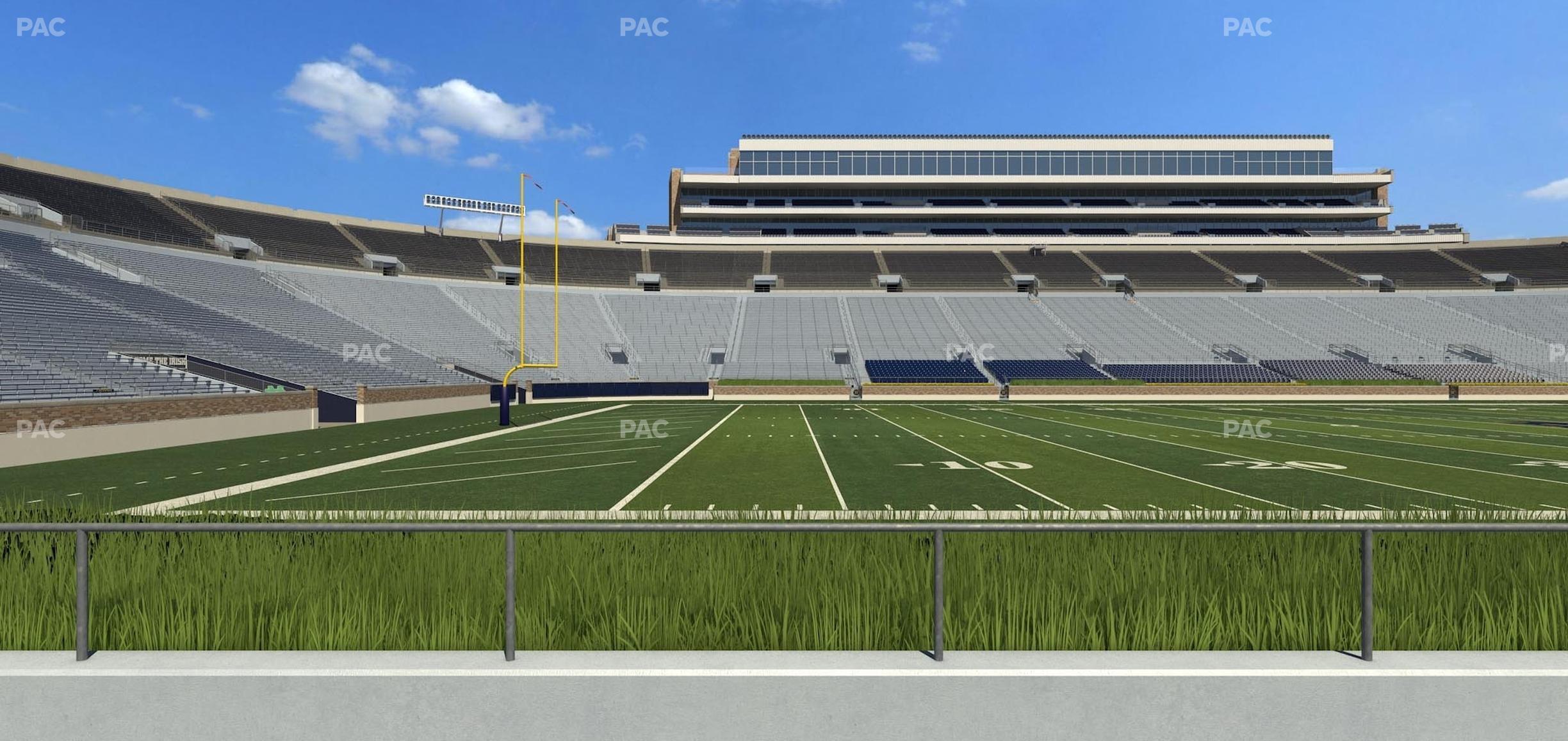 Seating view for Notre Dame Stadium Section 31