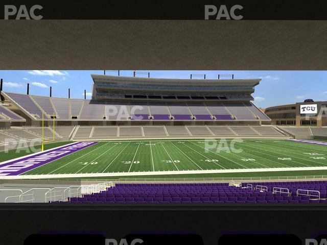 Seating view for Amon G Carter Stadium Section Founders Suite 6