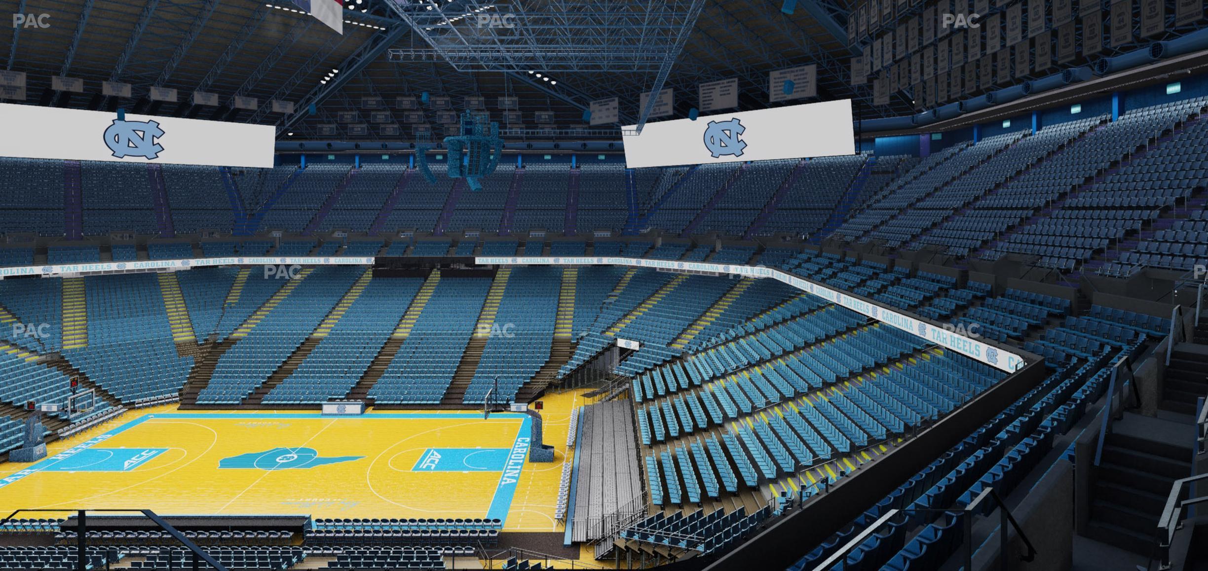 Seating view for Dean Smith Center Section 211