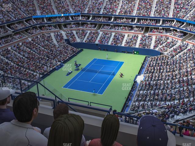 Seating view for Arthur Ashe Stadium Section 303