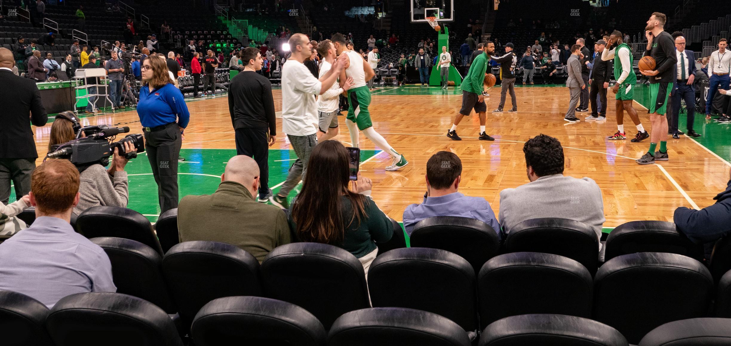 Seating view for TD Garden Section Floor 17