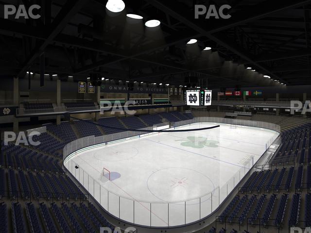 Seating view for Compton Family Ice Arena Section 117 A