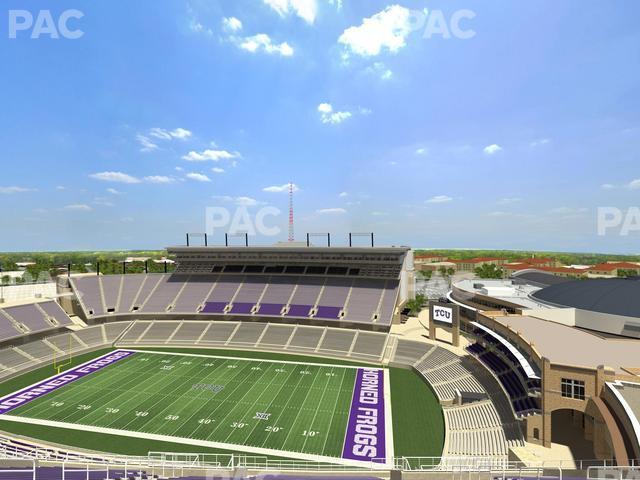 Seating view for Amon G Carter Stadium Section 402