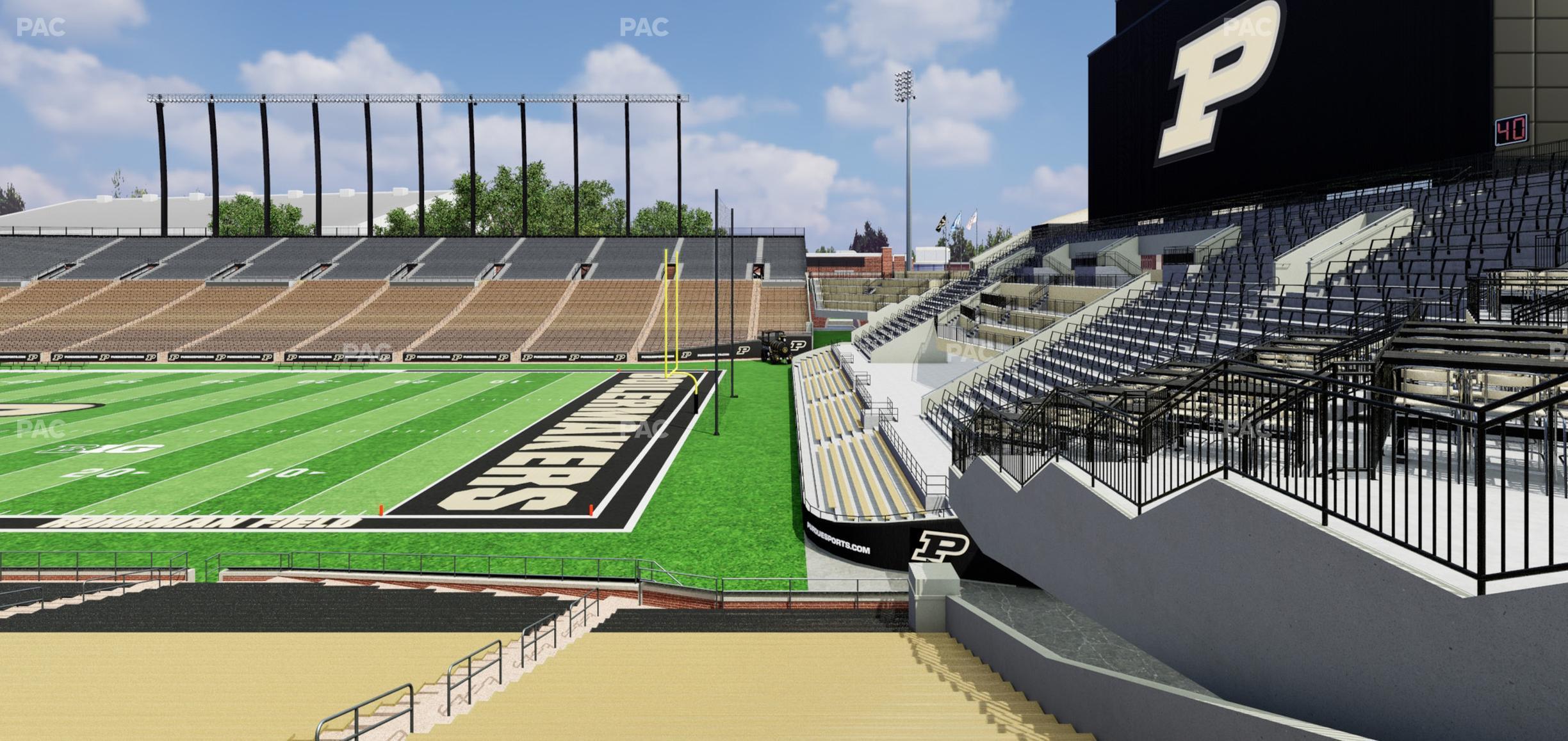 Seating view for Ross Ade Stadium Section 130