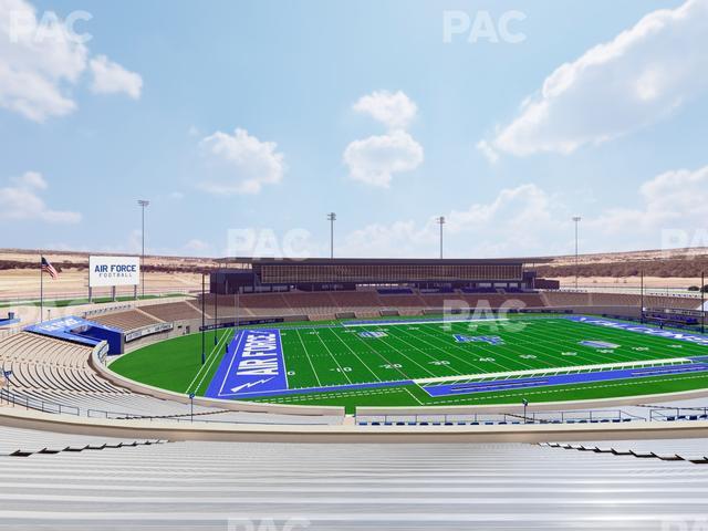 Seating view for Falcon Stadium Section M 11