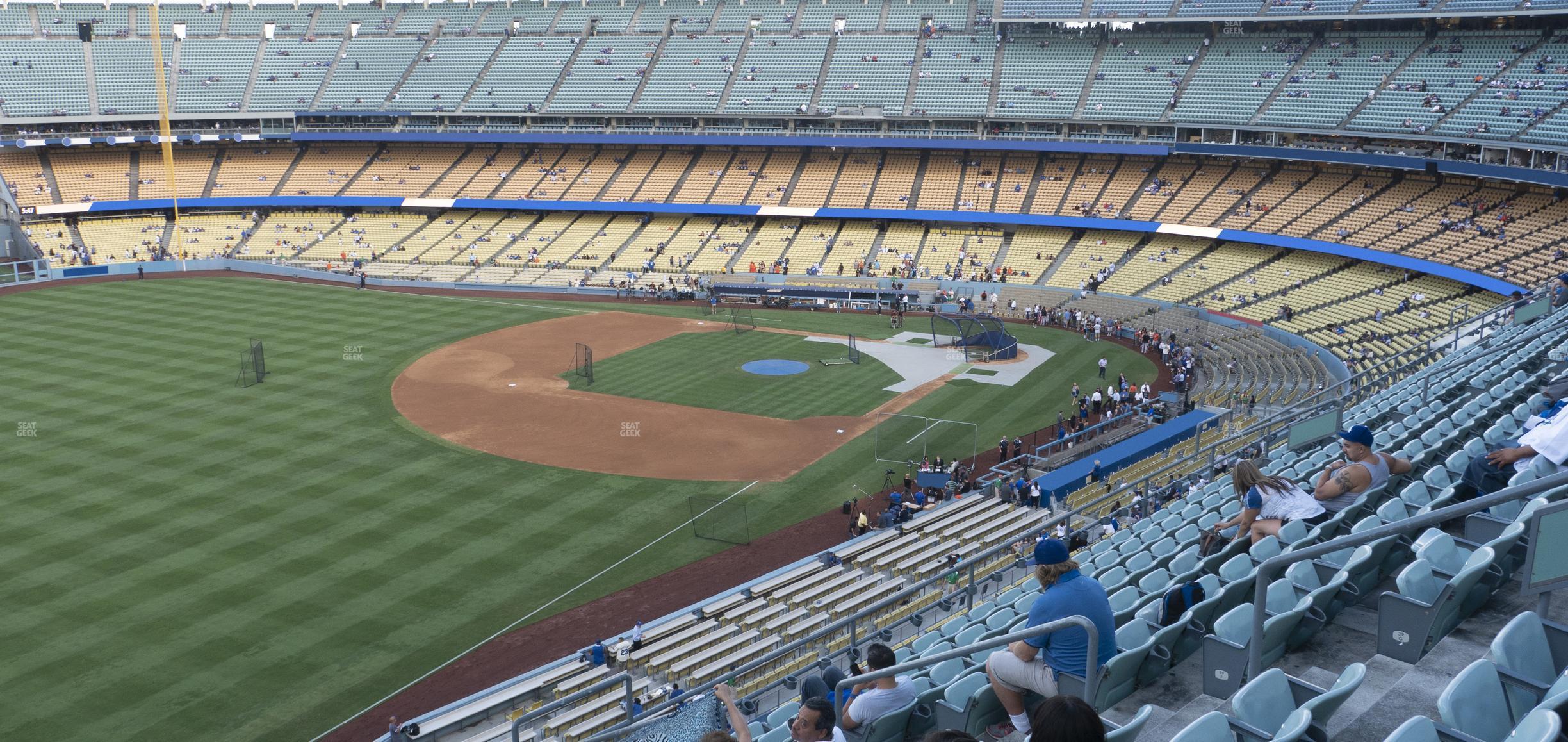 Seating view for Dodger Stadium Section 43 Rs