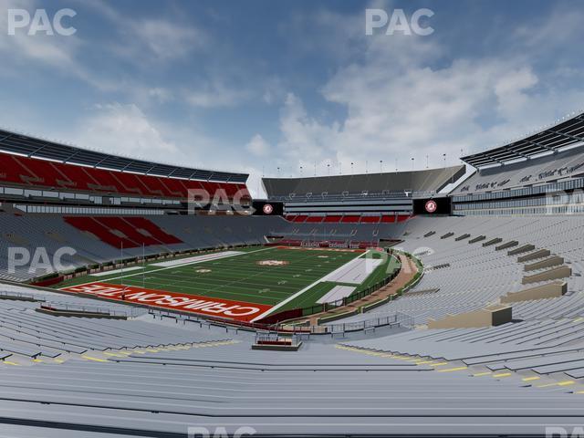 Seating view for Bryant Denny Stadium Section S 1