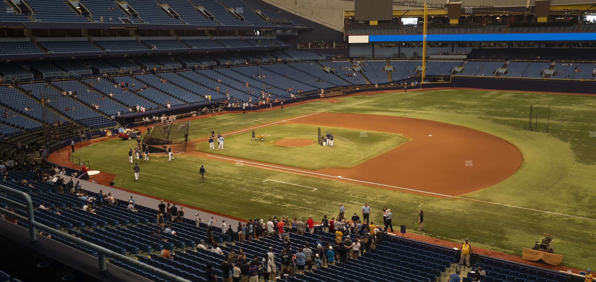 Seating view for Tropicana Field Section 216