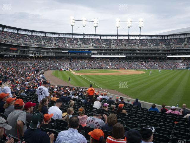 Seating view for Comerica Park Section 113