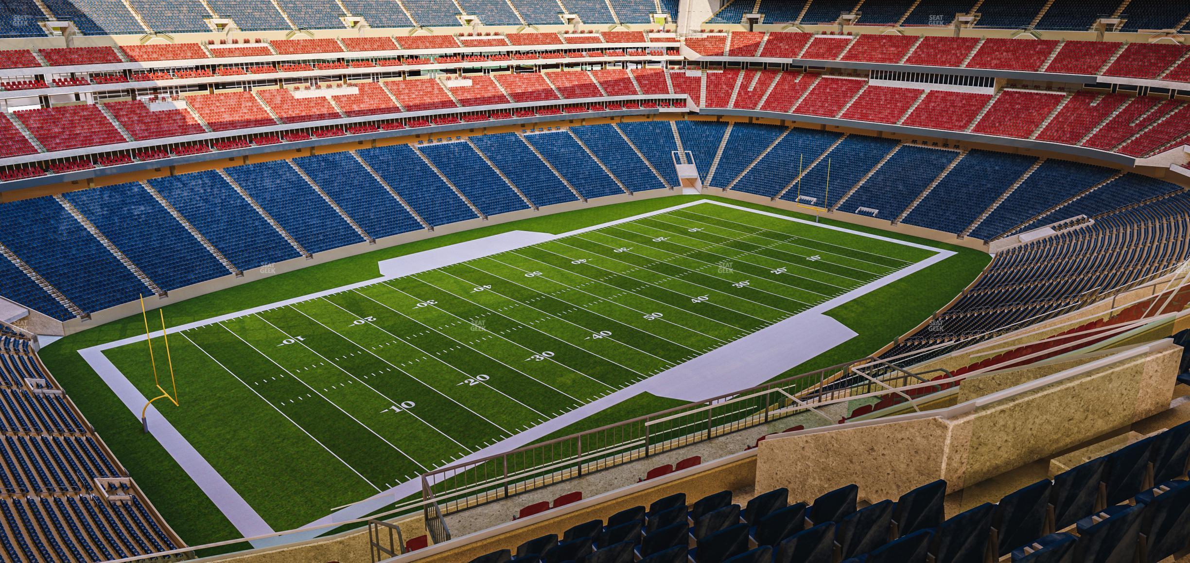 Seating view for NRG Stadium Section 640