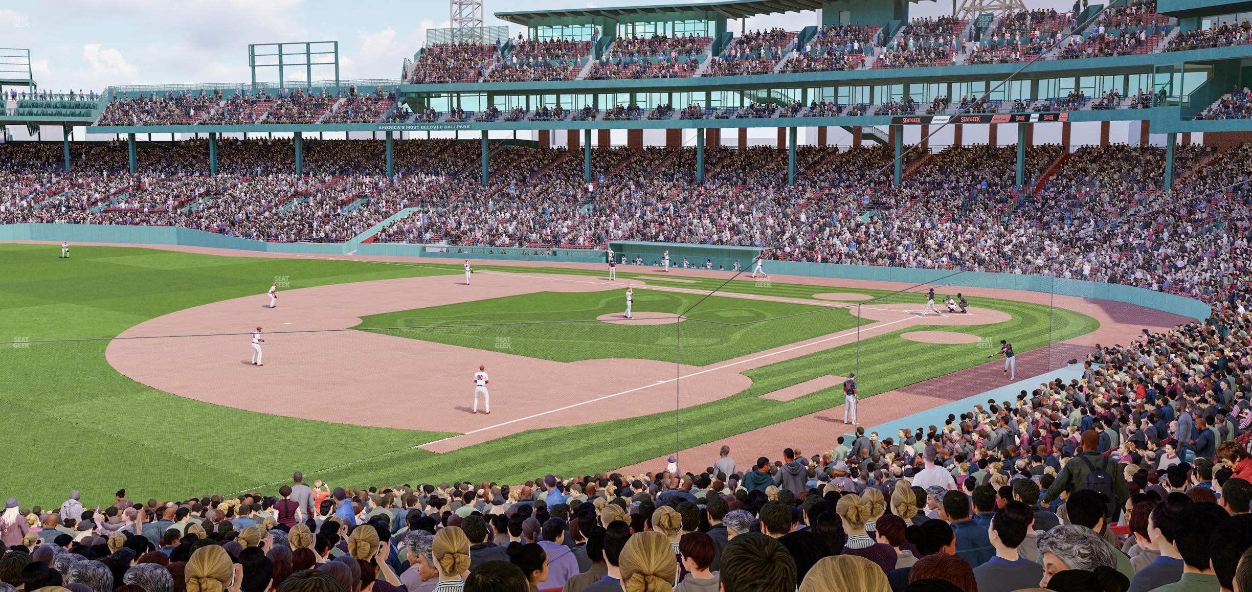 Seating view for Fenway Park Section Grandstand 30