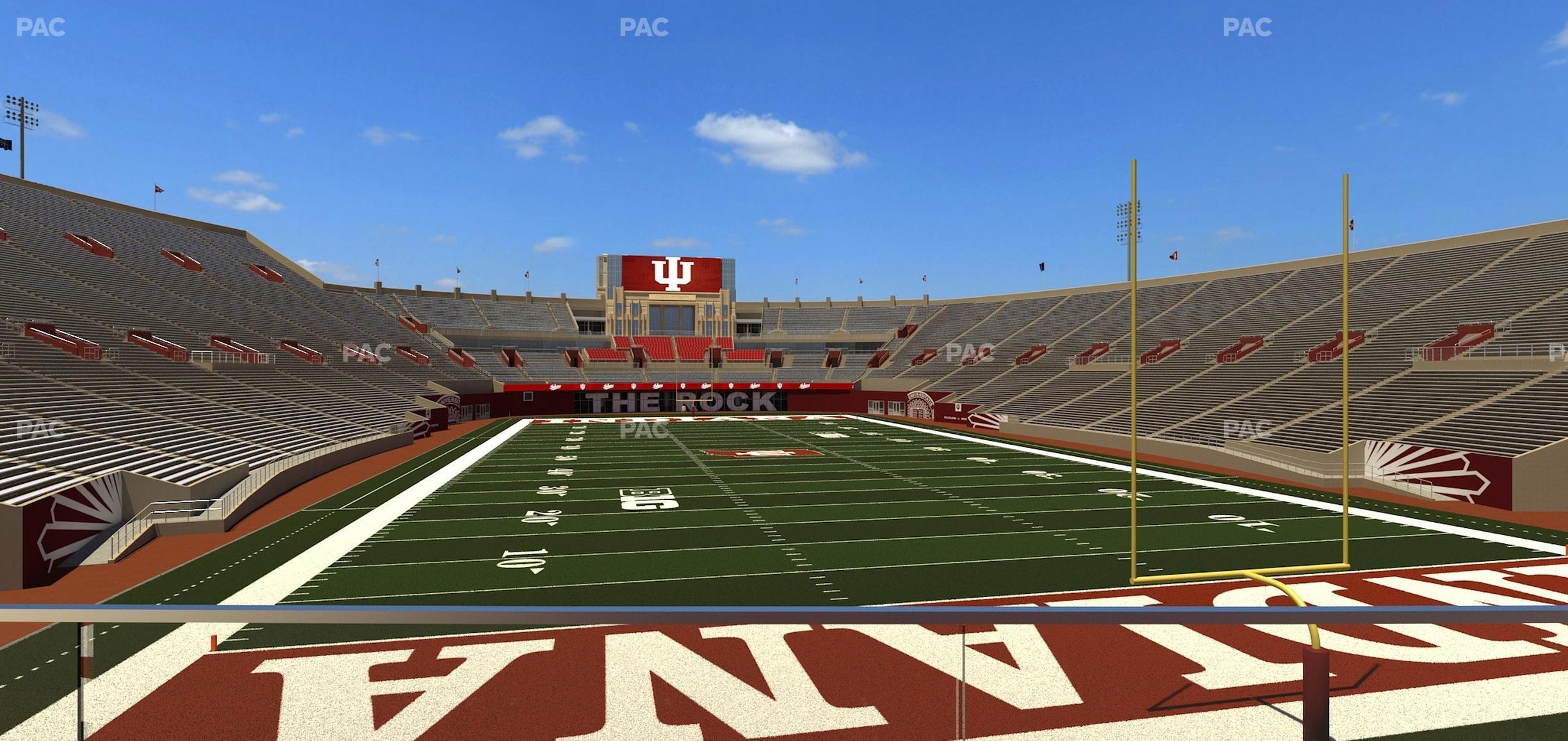 Seating view for Memorial Stadium - Indiana Section Suite 38