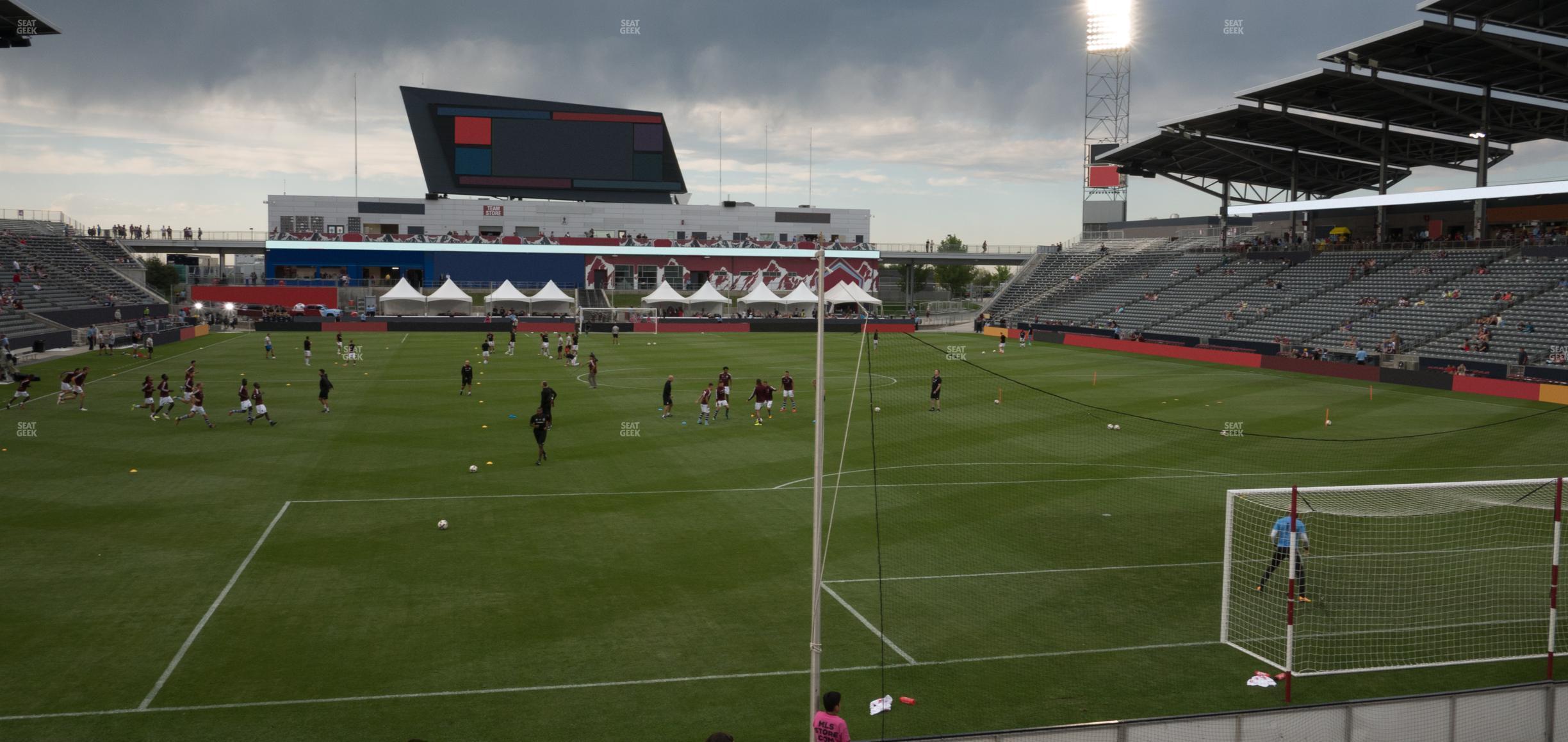 Seating view for Dick's Sporting Goods Park Section 119