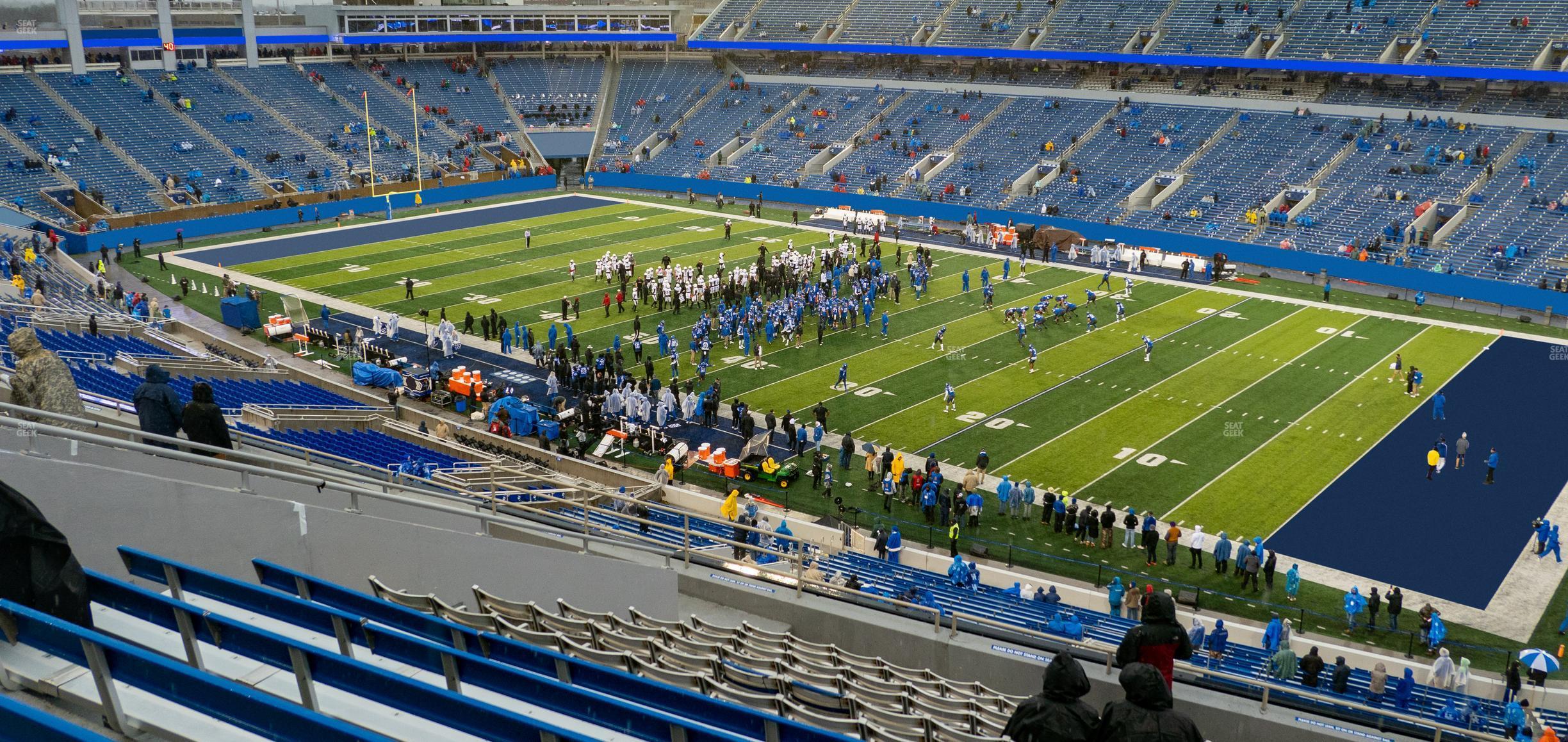 Seating view for Kroger Field Section 230