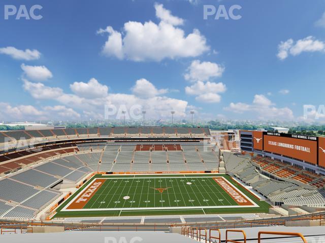 Seating view for Darrell K Royal - Texas Memorial Stadium Section 105