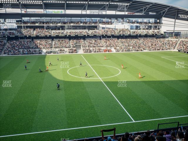 Seating view for Allianz Field Section 114