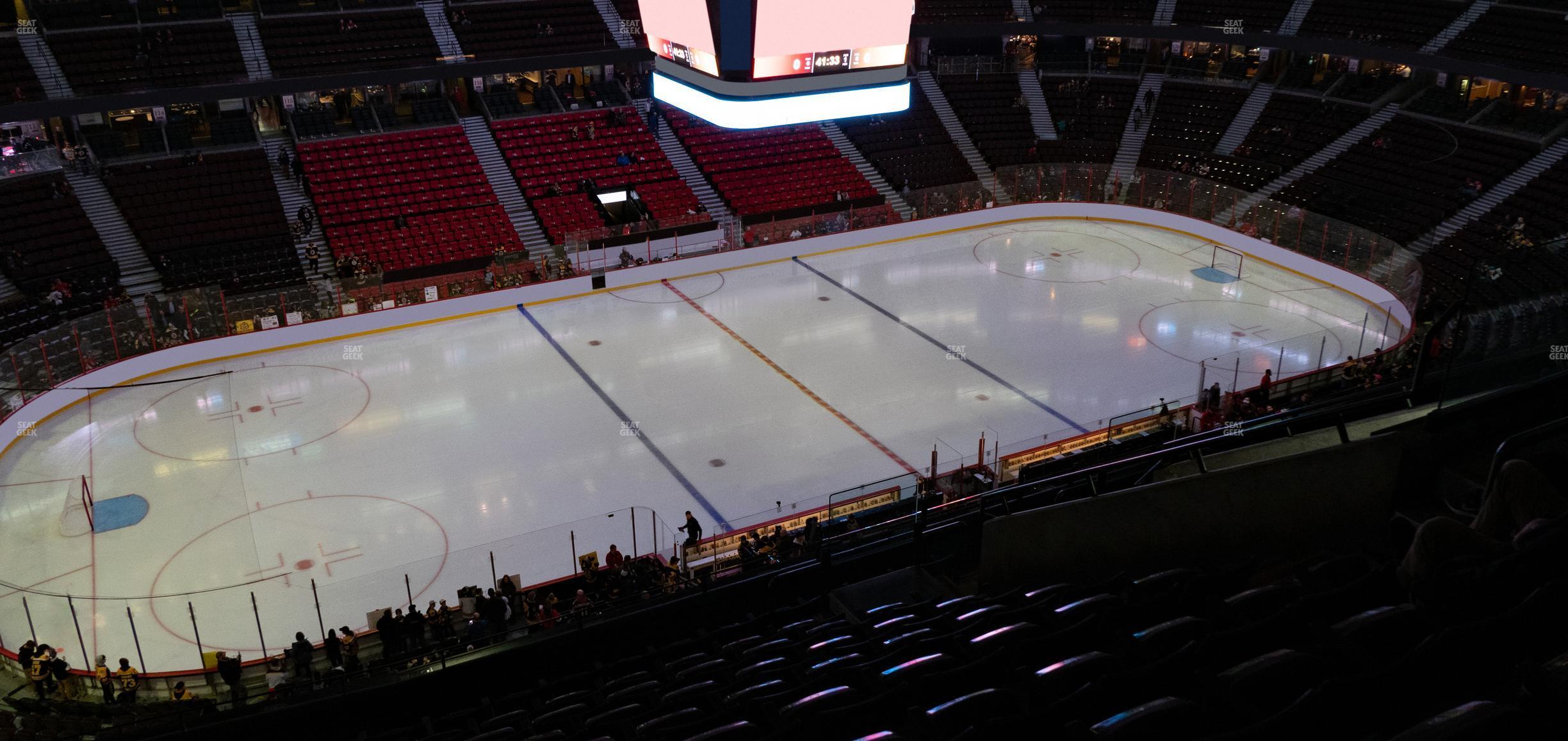 Seating view for Canadian Tire Centre Section 310