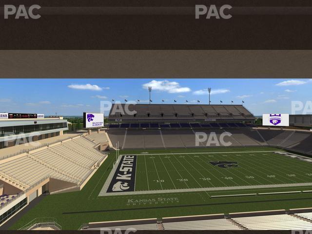 Seating view for Bill Snyder Family Stadium Section Loge 305