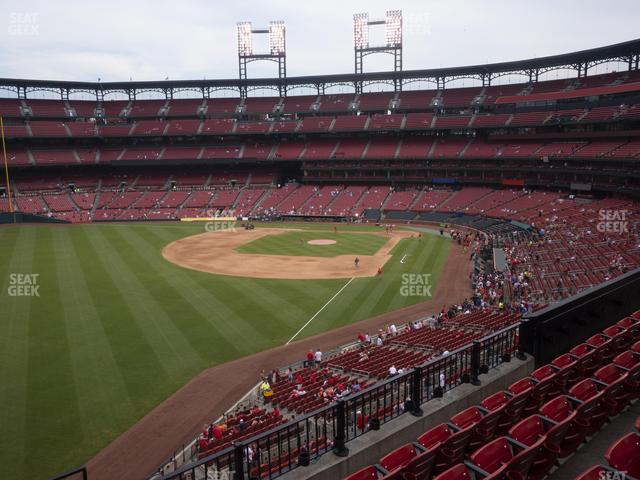 Seating view for Busch Stadium Section Left Field Loge 269