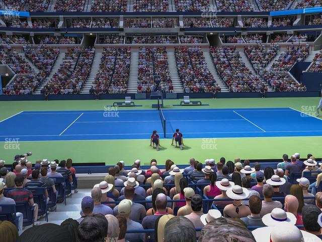 Seating view for Arthur Ashe Stadium Section 18