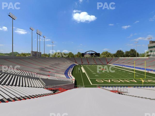 Seating view for War Memorial Stadium (Little Rock) Section 38