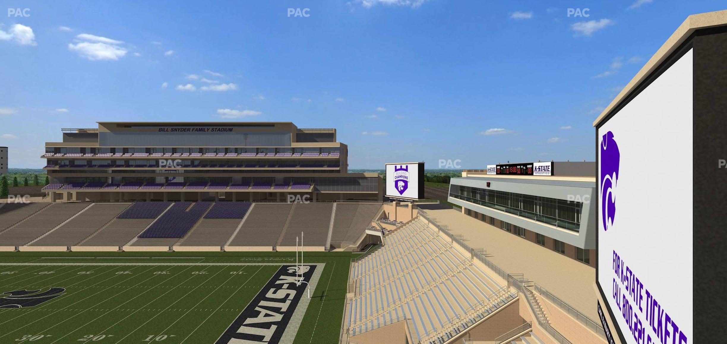 Seating view for Bill Snyder Family Stadium Section 430