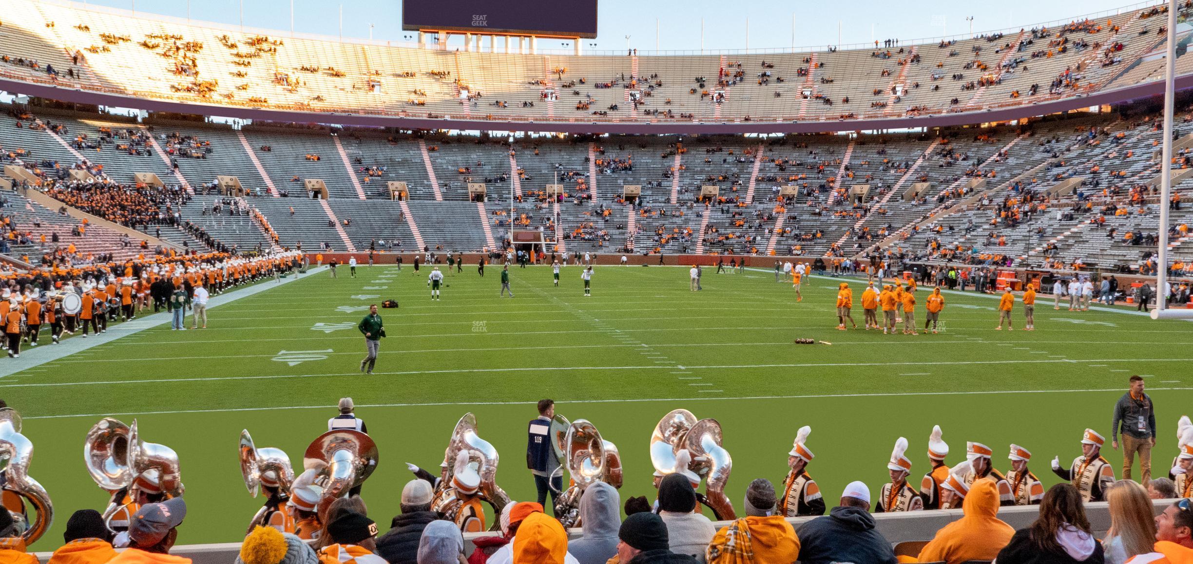 Seating view for Neyland Stadium Section Nt 17