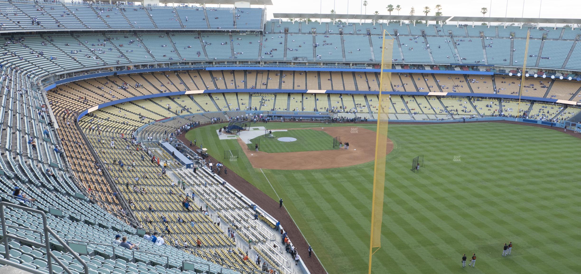 Seating view for Dodger Stadium Section 54 Rs