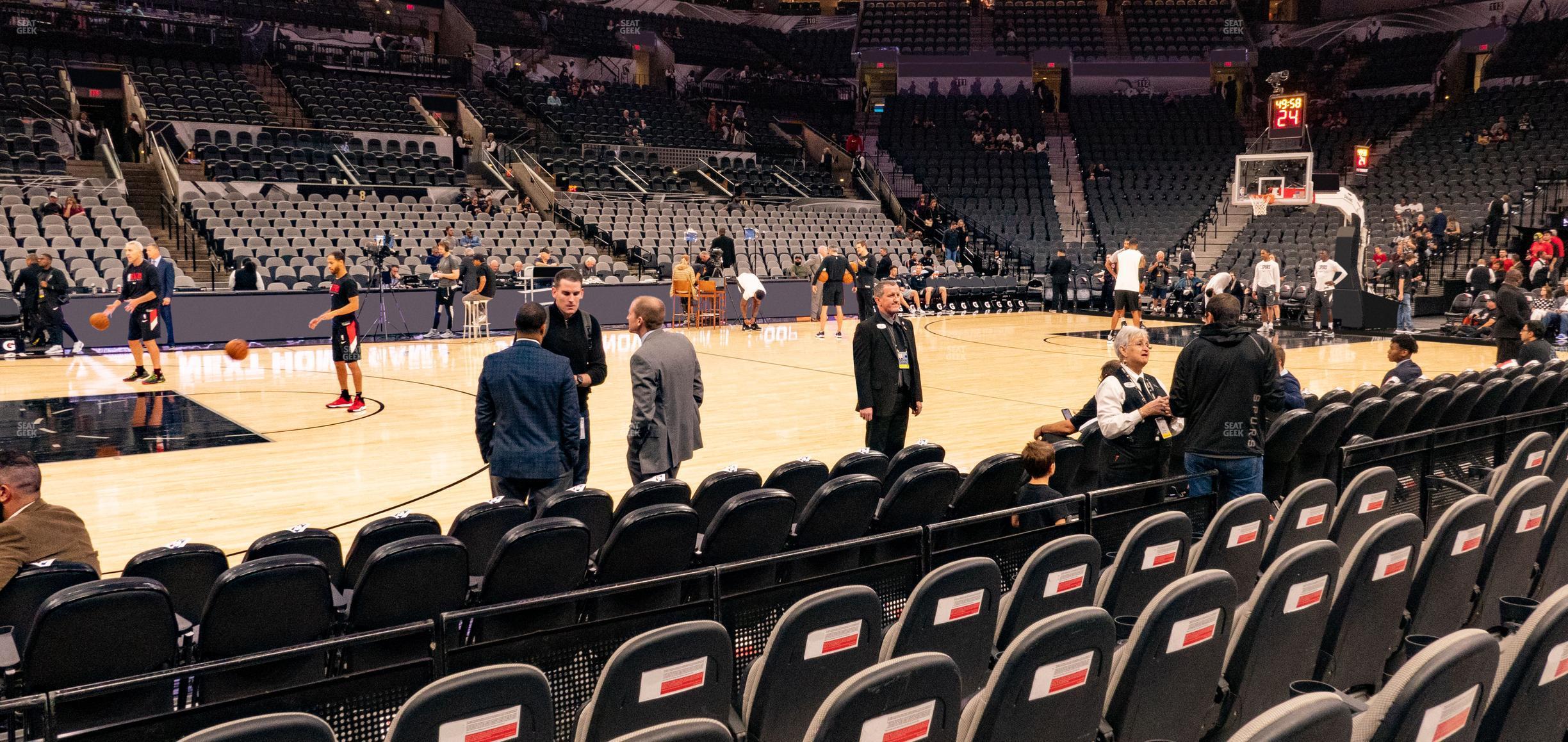 Seating view for Frost Bank Center Section Charter 24