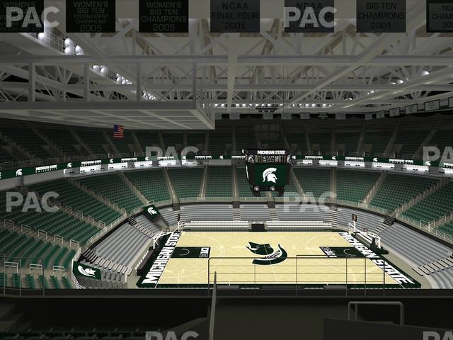 Seating view for Jack Breslin Student Events Center Section 210