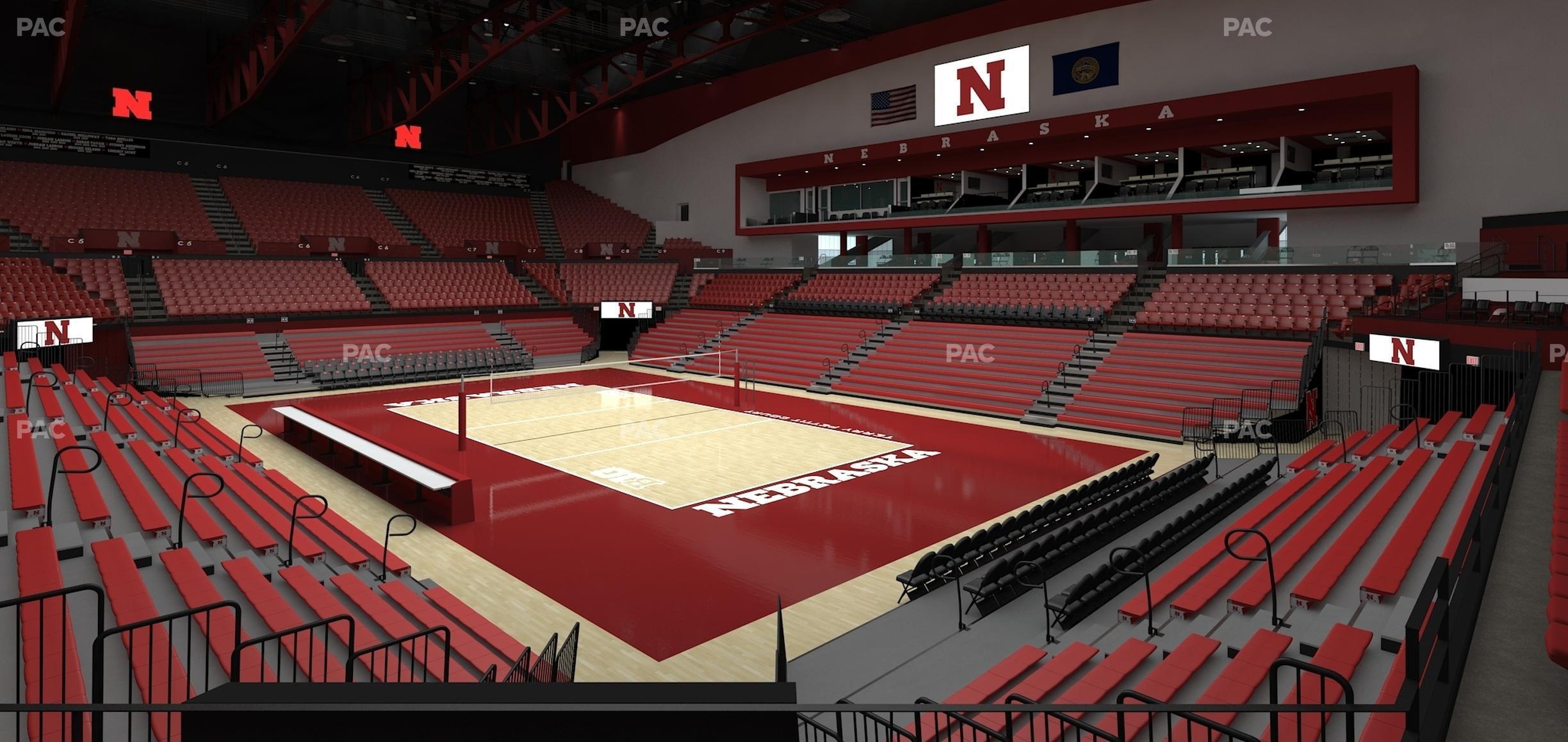 Seating view for Bob Devaney Sports Center Section B 14