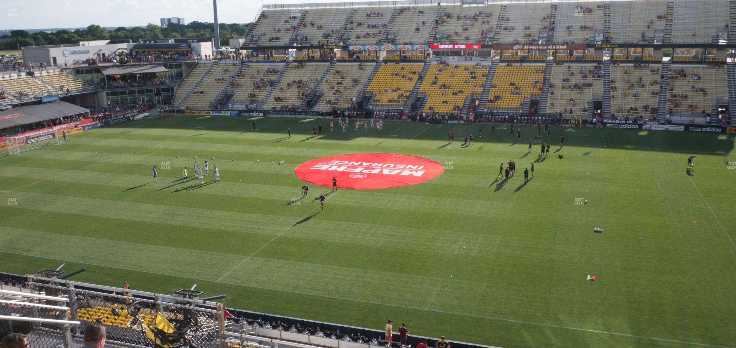 Seating view for Historic Crew Stadium Section 204