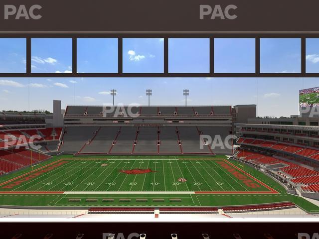 Seating view for Razorback Stadium Section 336