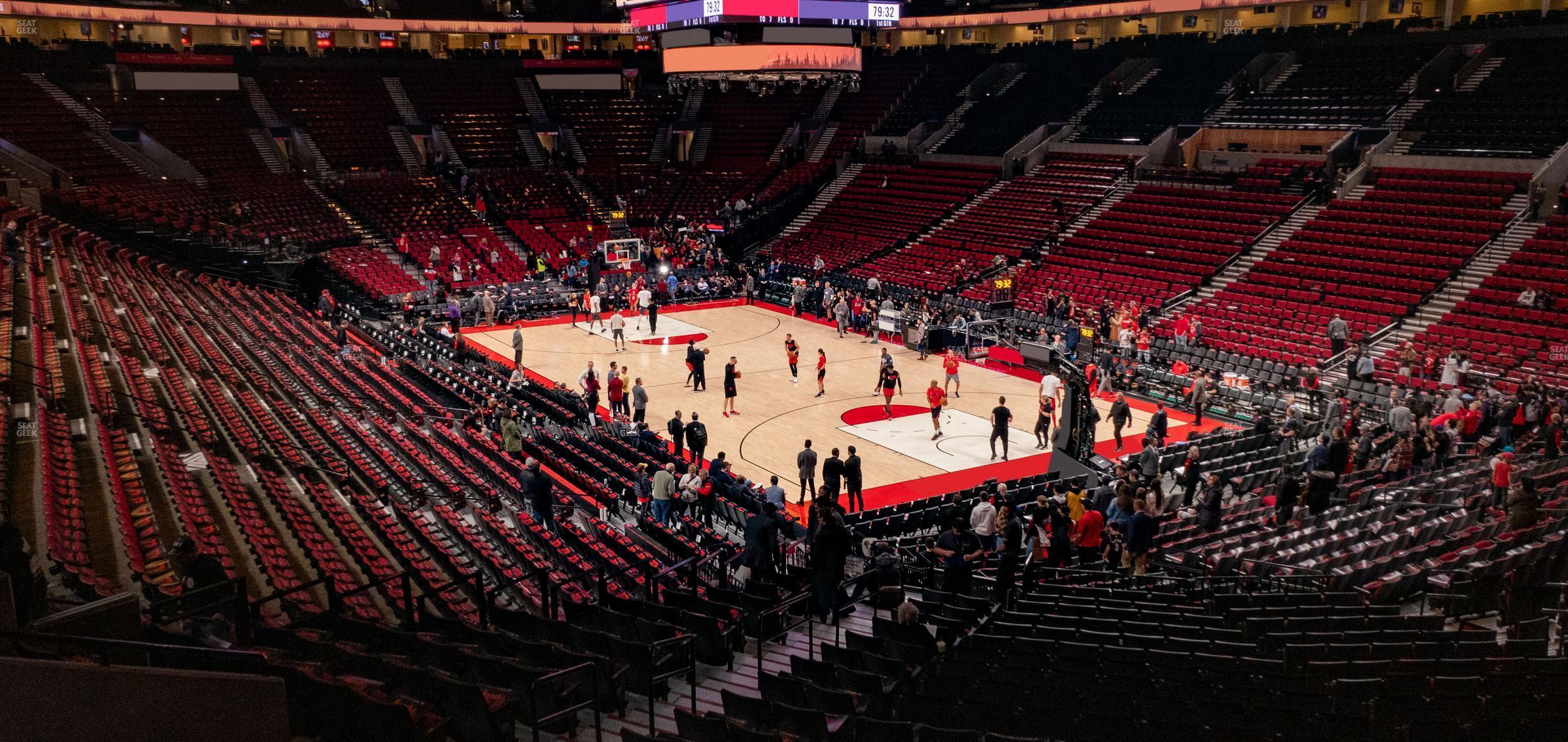 Seating view for Moda Center Section 211