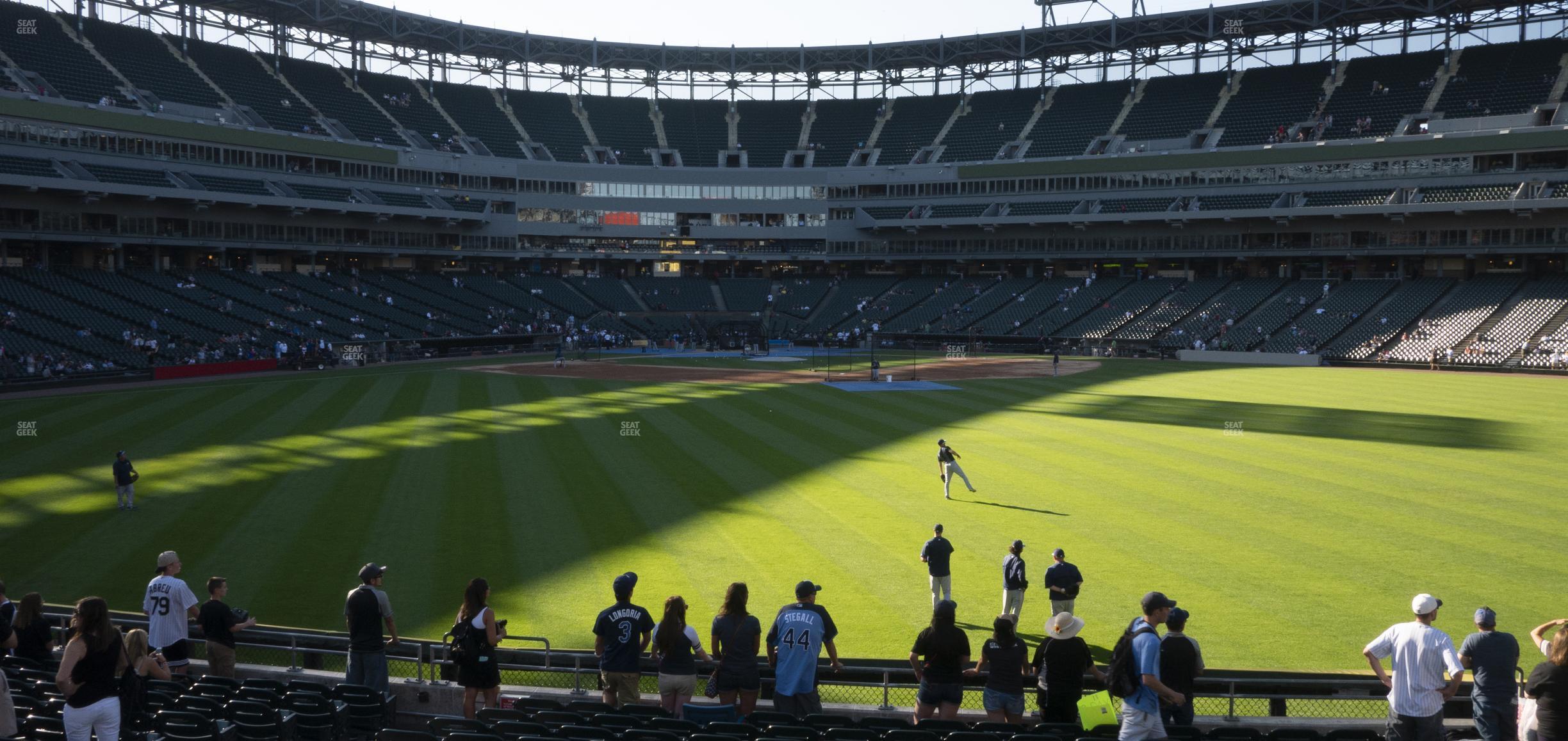 Seating view for Guaranteed Rate Field Section 101