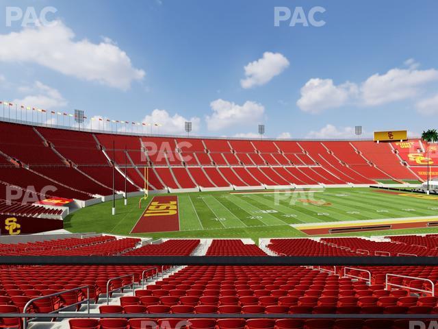 Seating view for Los Angeles Memorial Coliseum Section 109 A