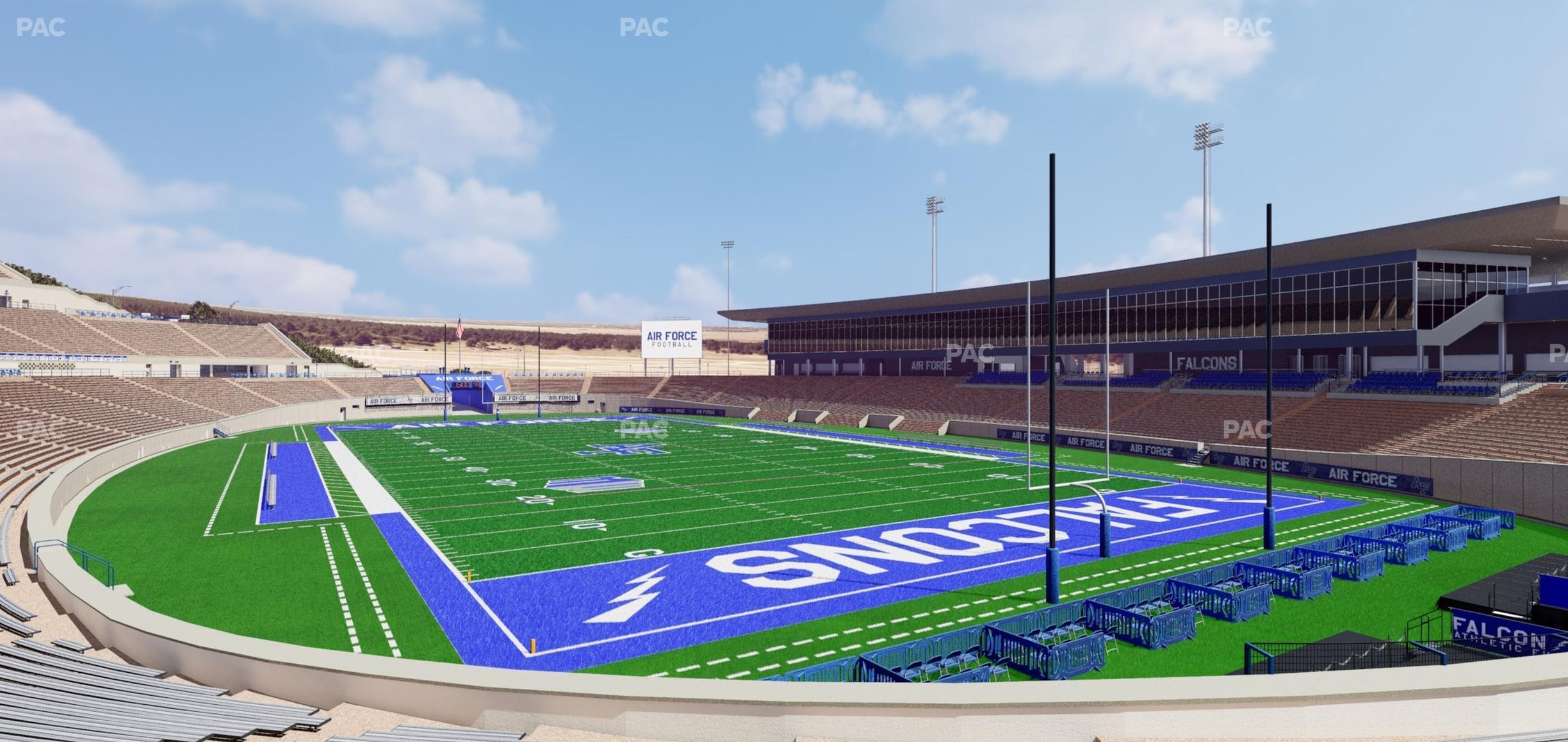 Seating view for Falcon Stadium Section L 3