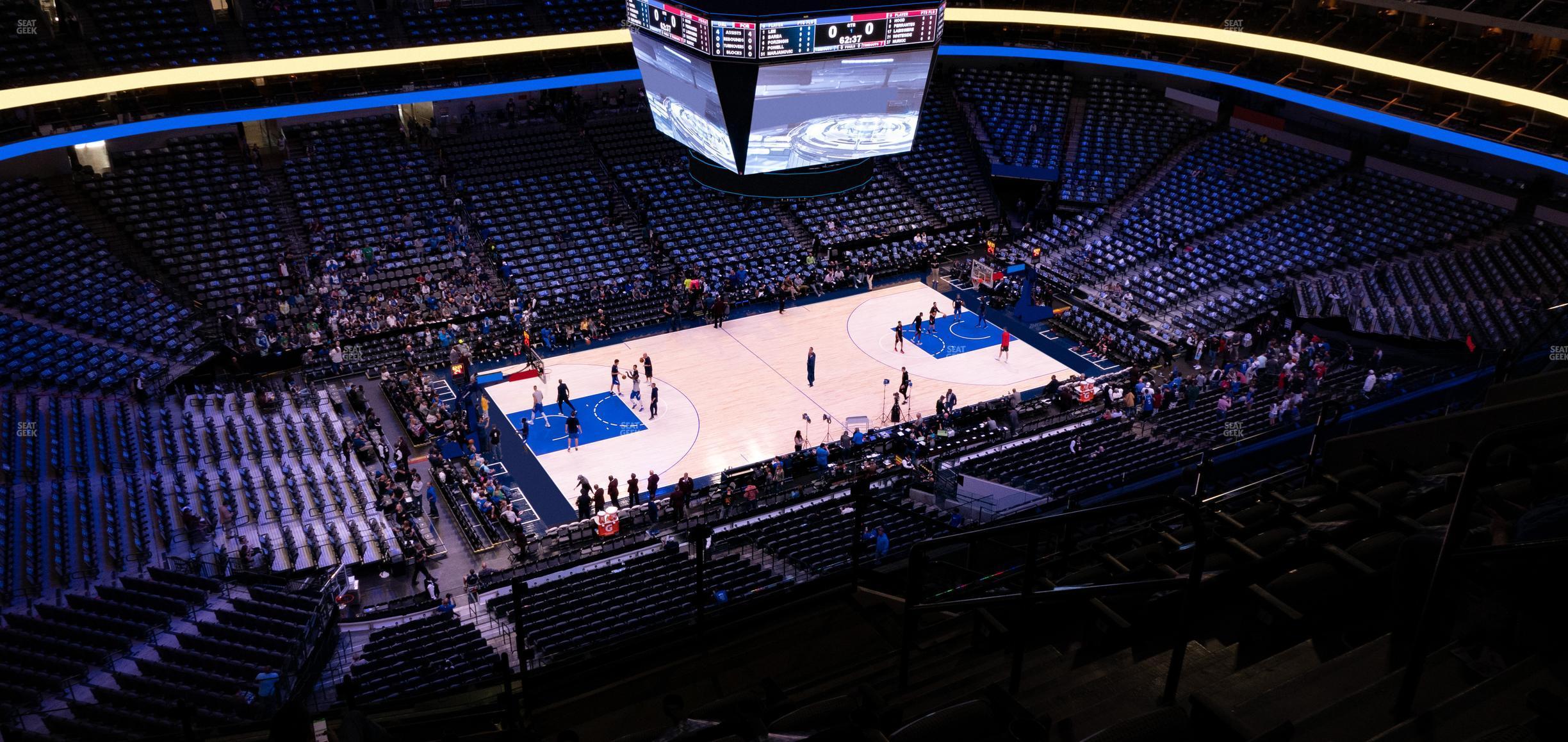 Seating view for American Airlines Center Section 329