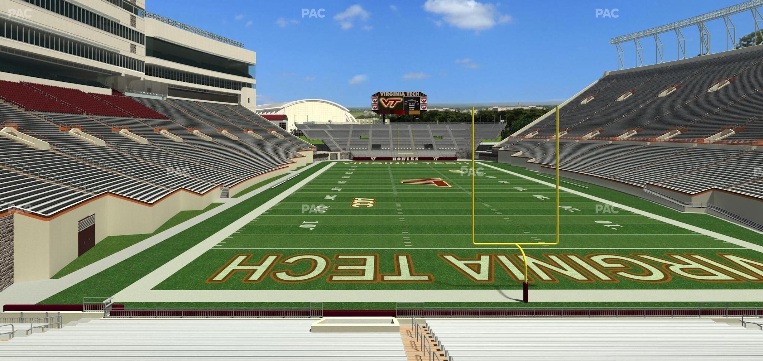 Seating view for Lane Stadium Section 204