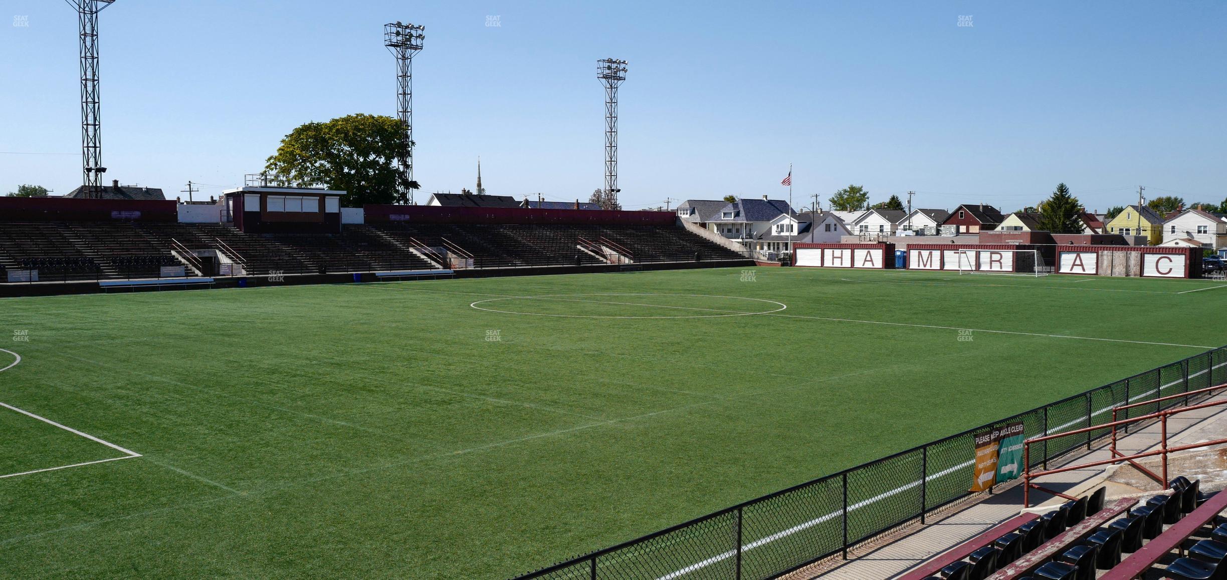 Seating view for Keyworth Stadium Section Party Deck 7