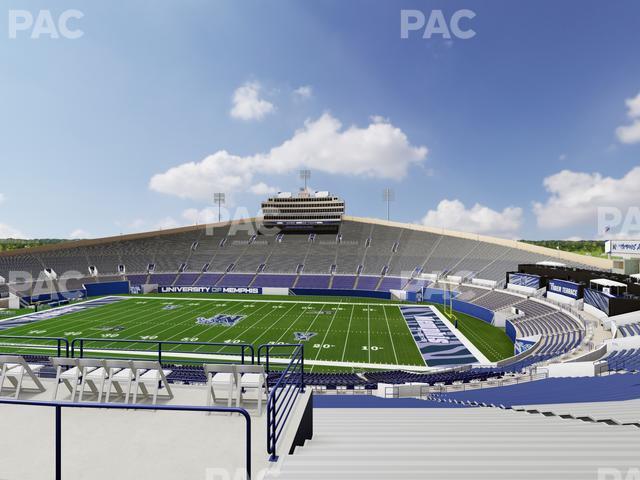 Seating view for Simmons Bank Liberty Stadium Section 118