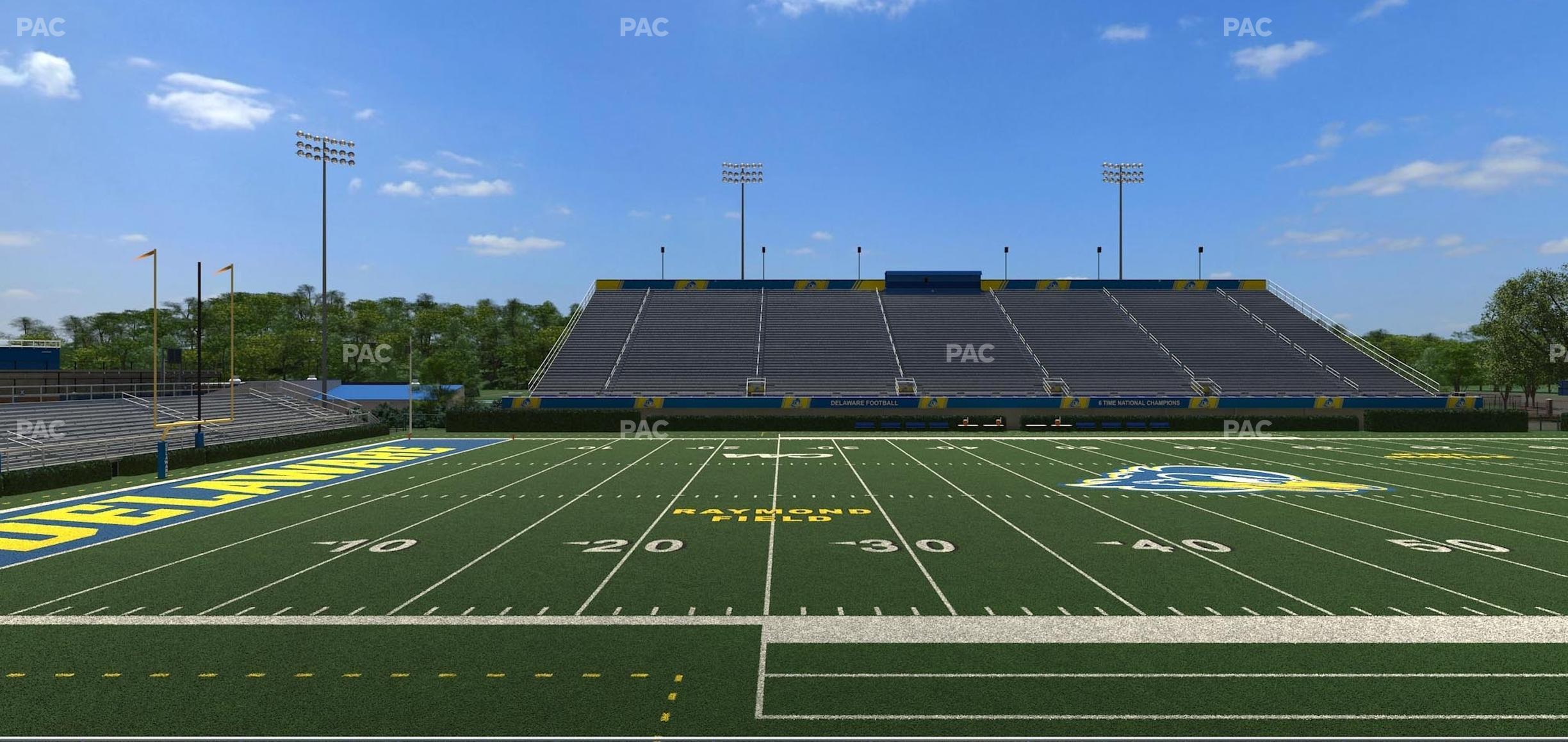 Seating view for Delaware Stadium Section Loge 108