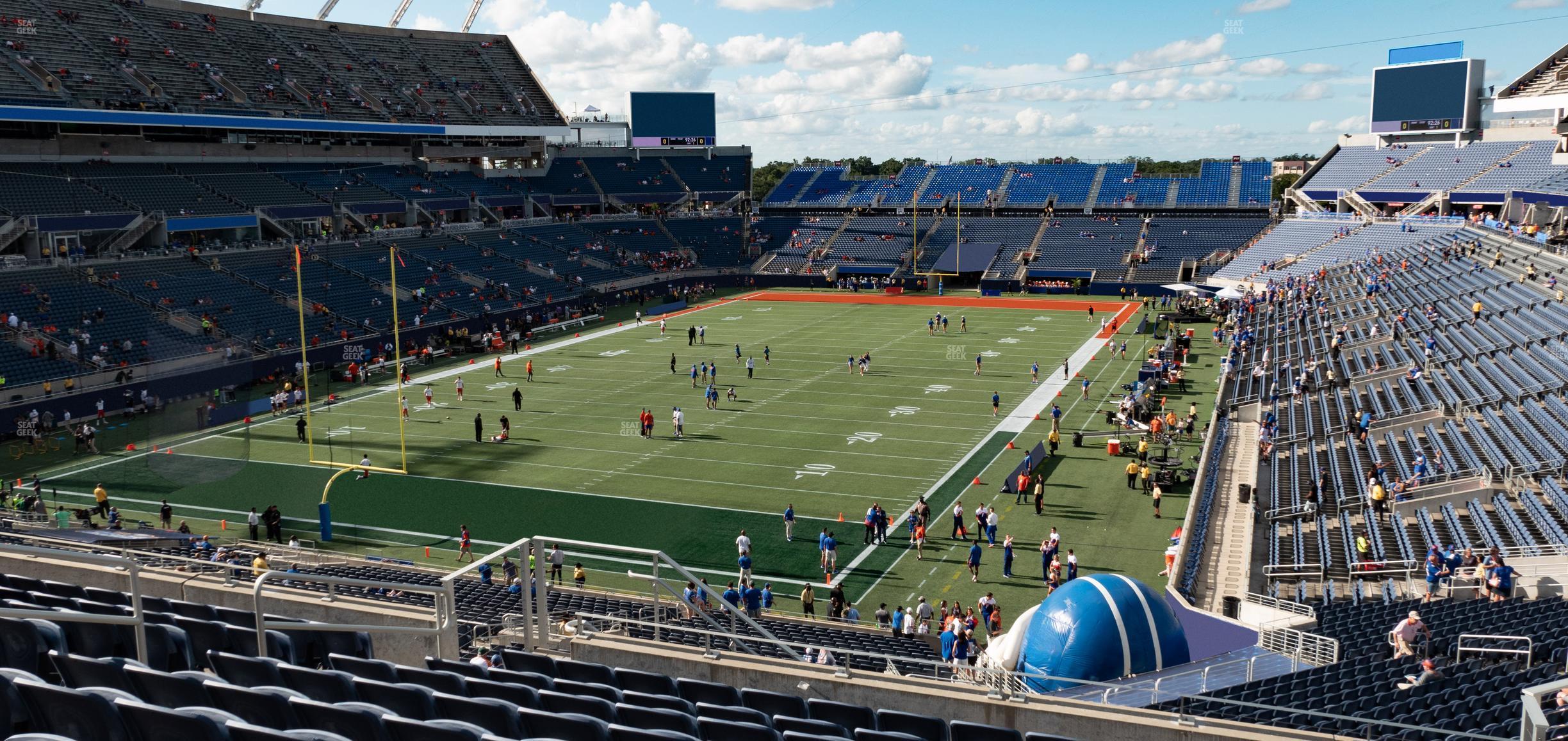 Seating view for Camping World Stadium Section Plaza 18