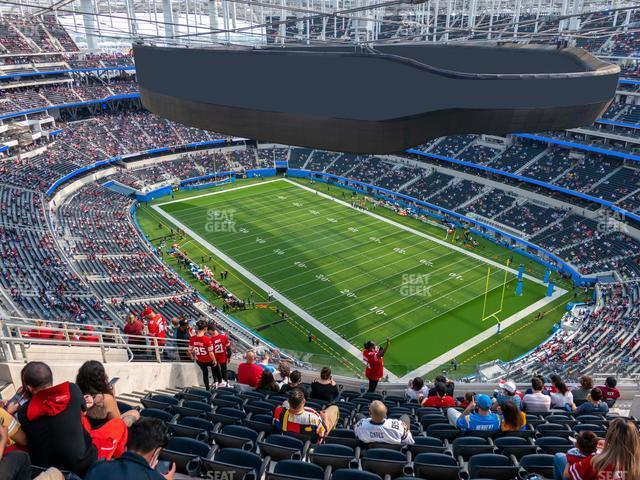 Seating view for SoFi Stadium Section 549