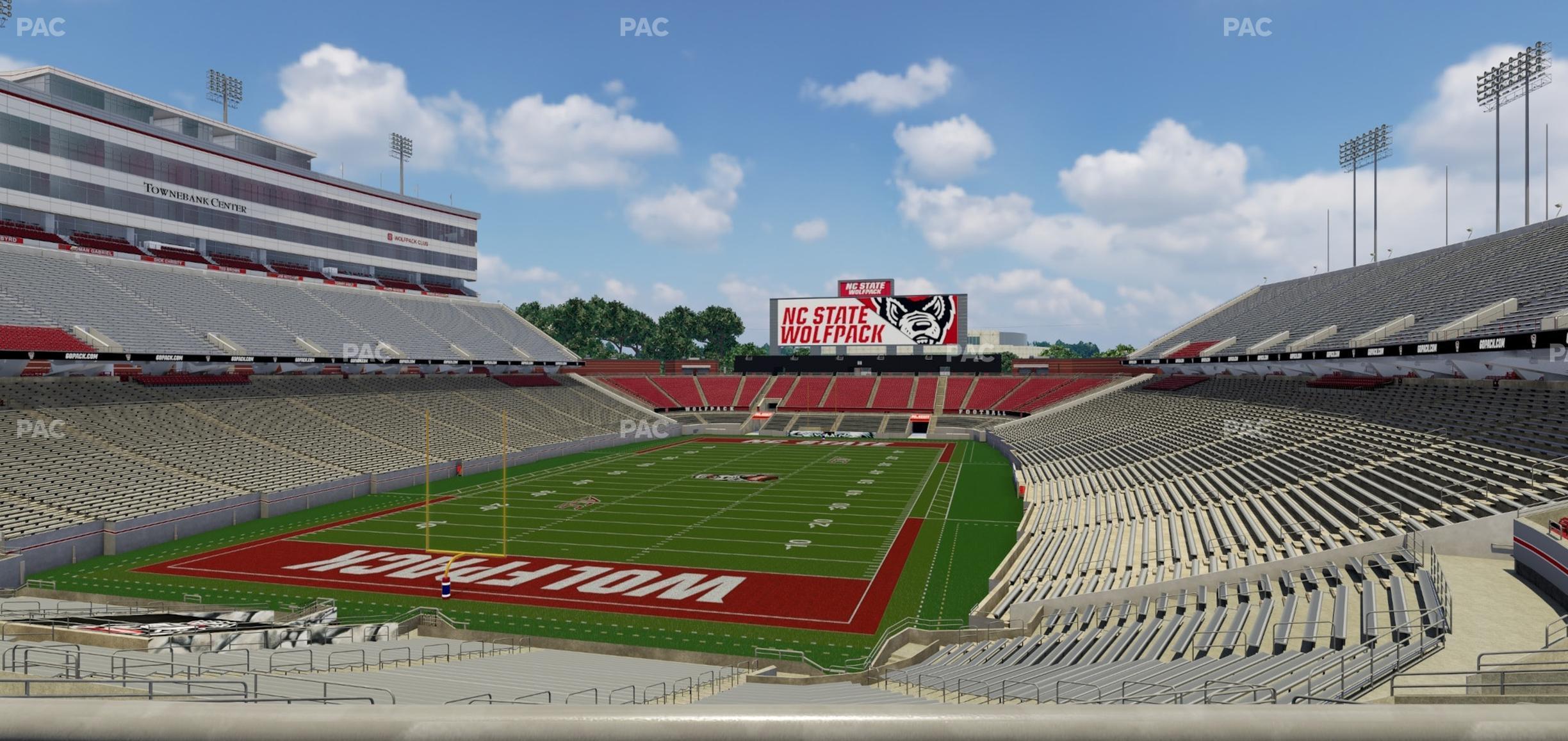 Seating view for Carter-Finley Stadium Section 211